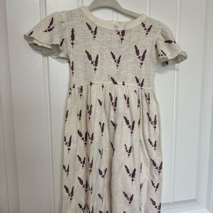 Lavender pointelle dress